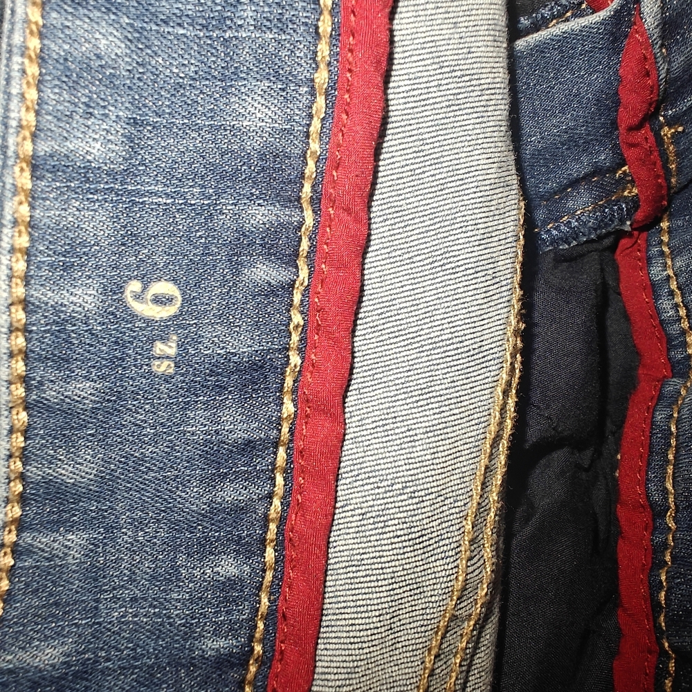 White House Black Market The Slim Crop Women's Ligh Blue Jeans Size 6 - Picture 14 of 14
